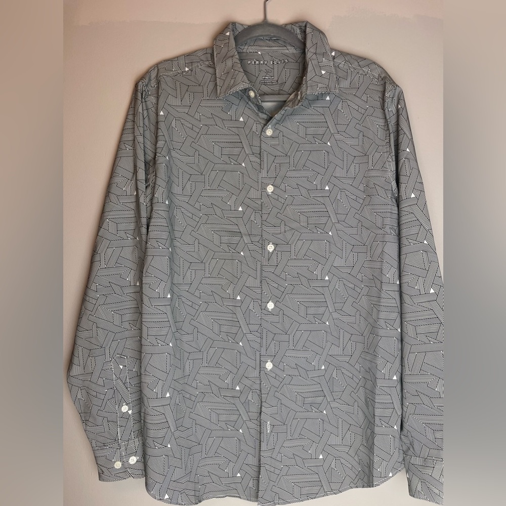 Perry‎ Ellis Men’s longsleeve button down